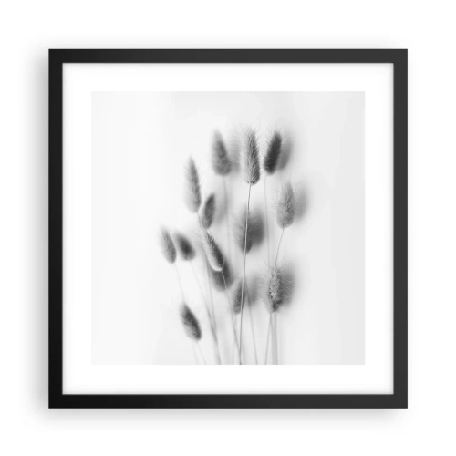 Poster in cornice nera - Erba soffice - 40x40 cm