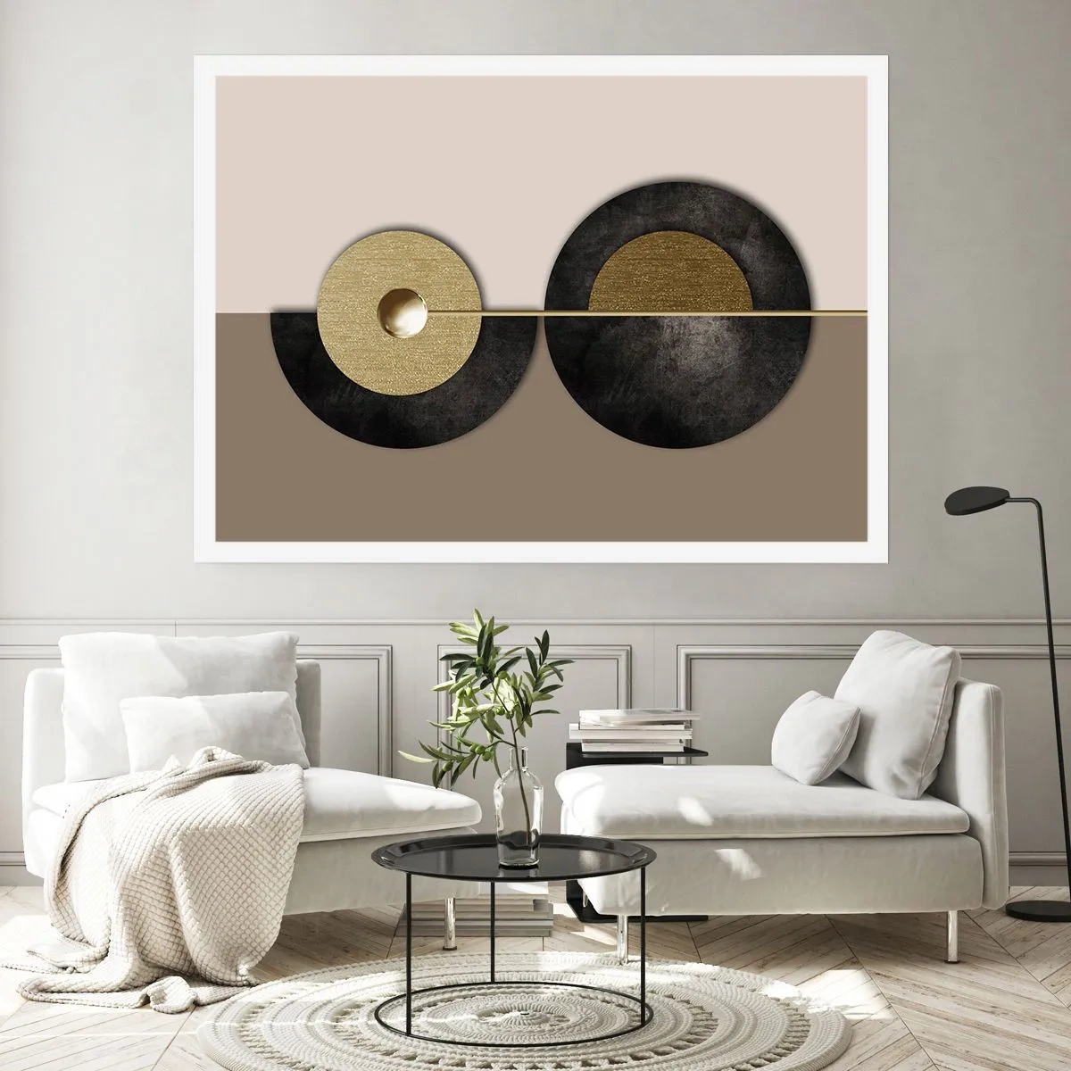 Poster - Variazioni attorno al cerchio - 91x61 cm