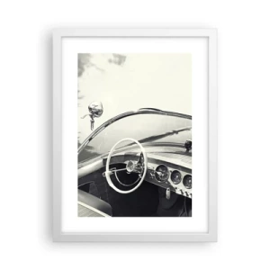 Poster in cornice bianca - Il ricco e il povero - 30x40 cm