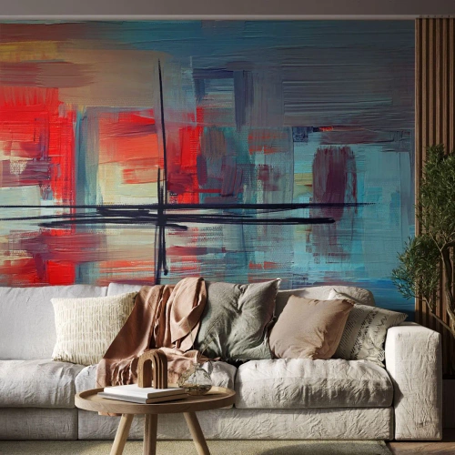 Fotomurali Premium Canvas - Paesaggio in una dimensione sconosciuta - Astrazione, Pezzo, Moderno - 150x105 cm