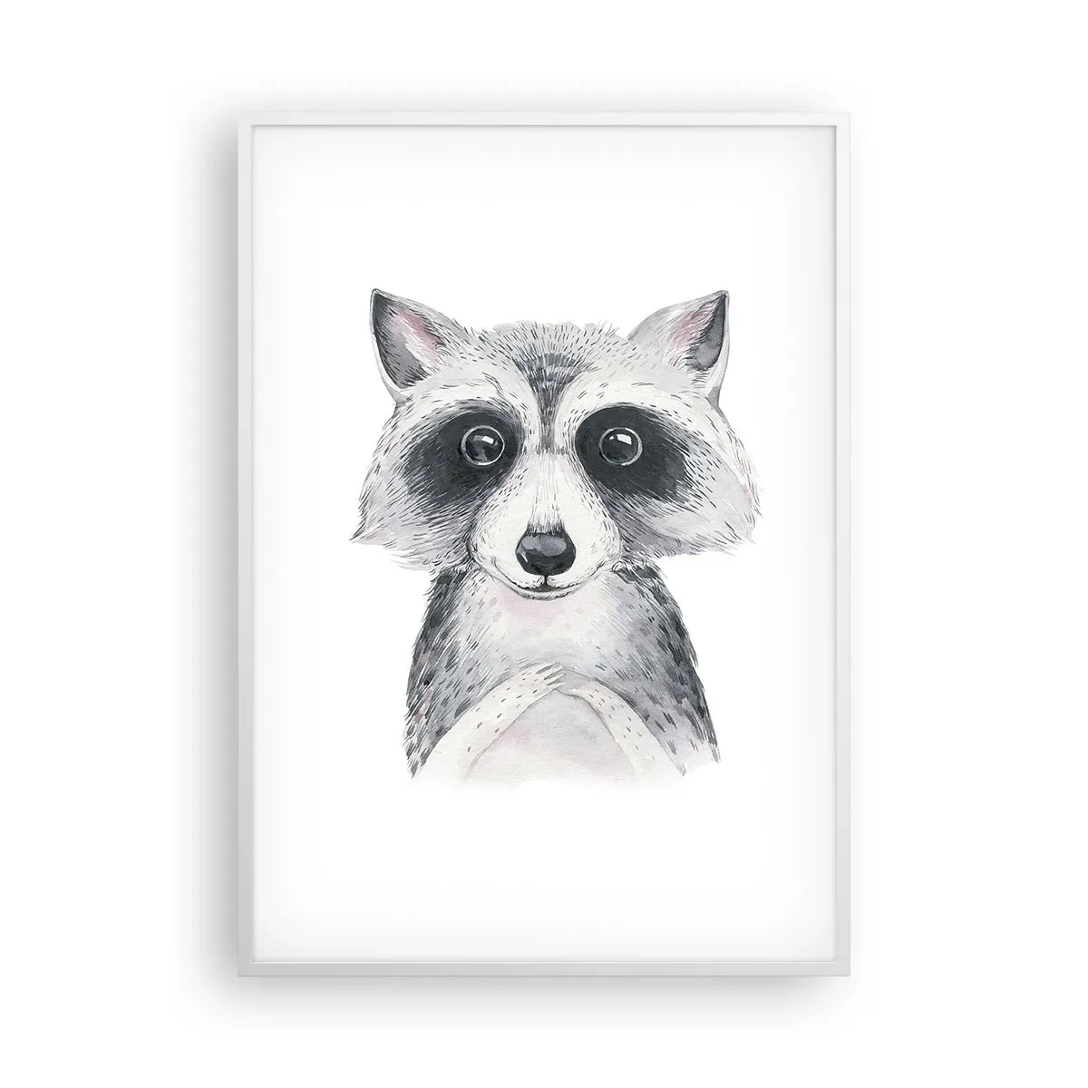 Poster in cornice bianca - Un attimo di commozione - 70x100 cm