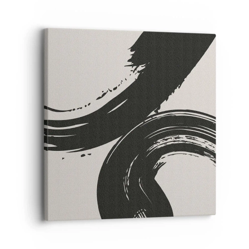 Quadro su tela - Stampe su Tela - Energico e circolare - 30x30 cm