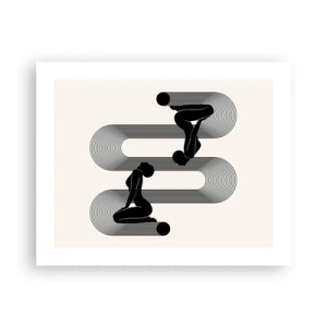 Poster - Simmetria sensuale - 50x40 cm