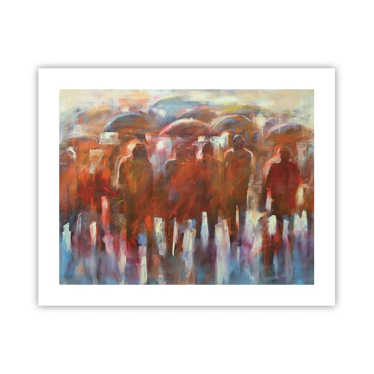 Poster - Uguali nella pioggia e nella nebbia - 50x40 cm