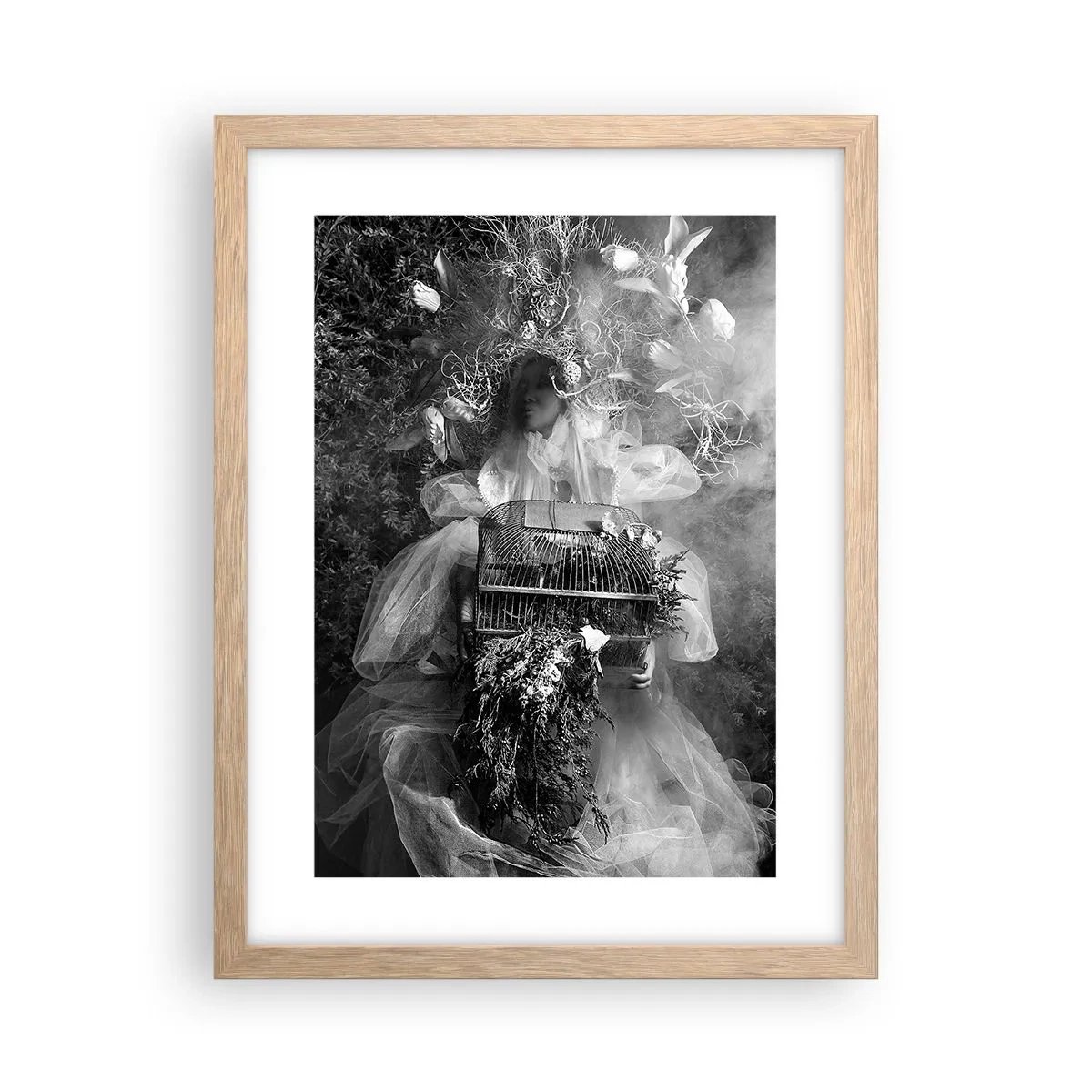 Poster in cornice rovere chiaro - Madre natura stessa - 30x40 cm