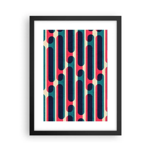 Poster in cornice nera - Avanti fino in fondo - 30x40 cm