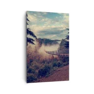 Quadro su tela - Stampe su Tela - Sopra il bosco autunnale - 80x120 cm