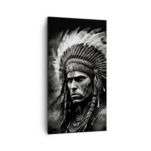Quadro su tela - Stampe su Tela - Capo e guerriero - 45x80 cm