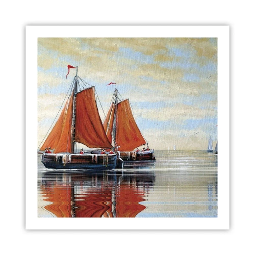 Poster - Naviga, marinaio... - 60x60 cm