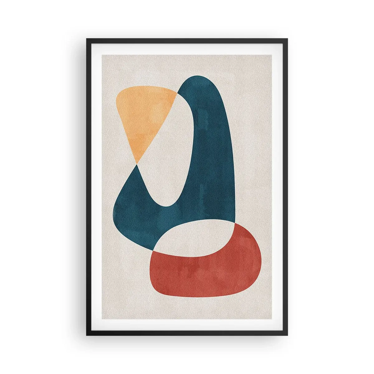 Poster in cornice nera - Influenze e metamorfosi - 61x91 cm