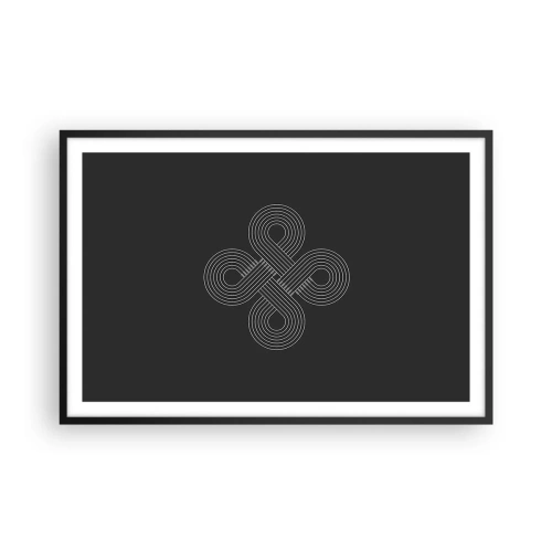 Poster in cornice nera - Nello spirito celtico - 91x61 cm