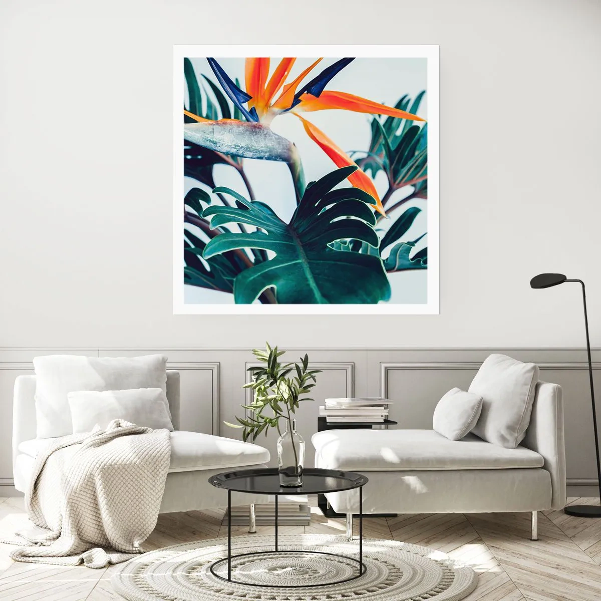 Poster - Pianta uccello - 60x60 cm