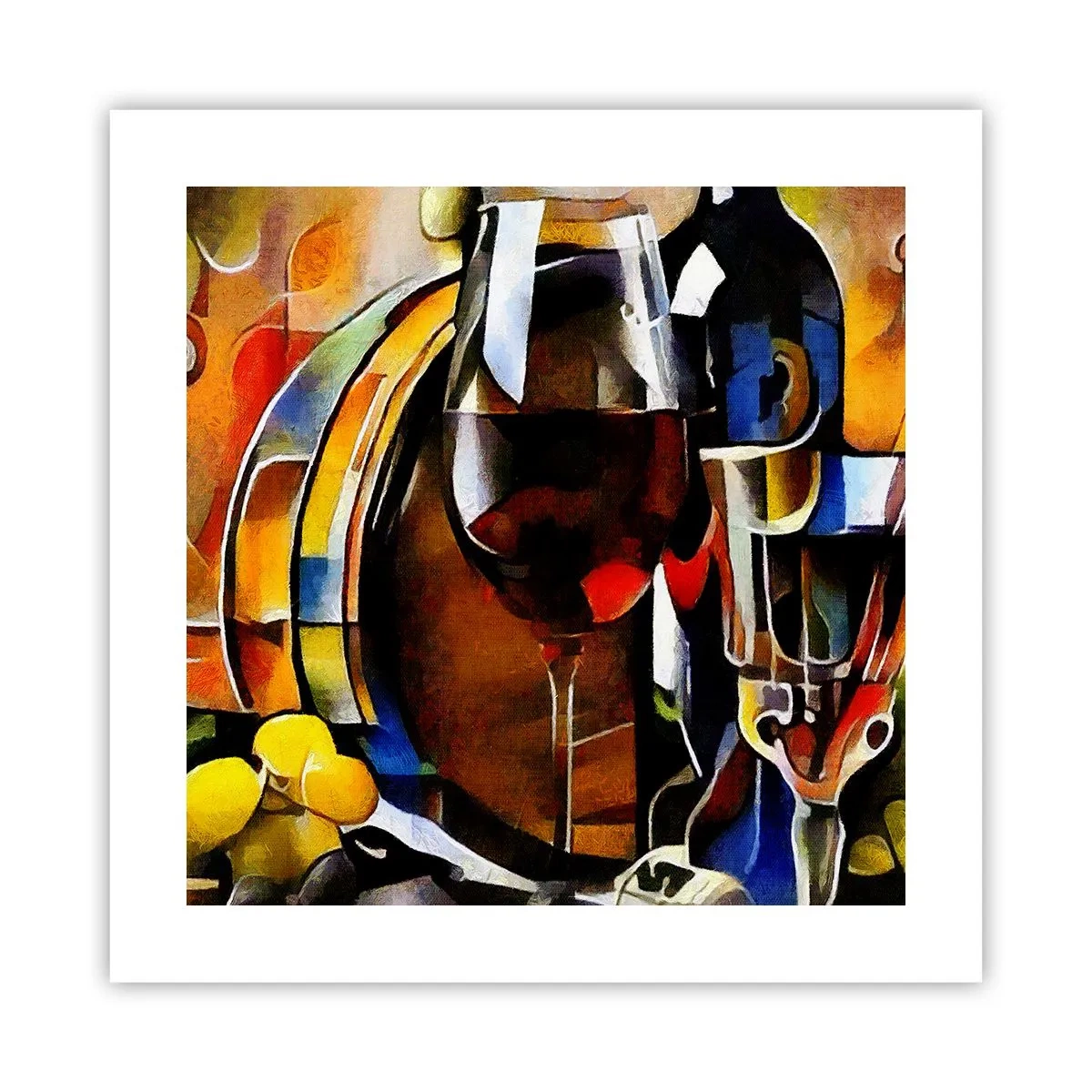 Poster - E il mondo riprende colore - 40x40 cm