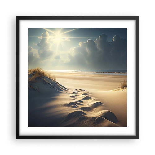 Poster in cornice nera - Paesaggio rilassante - 50x50 cm