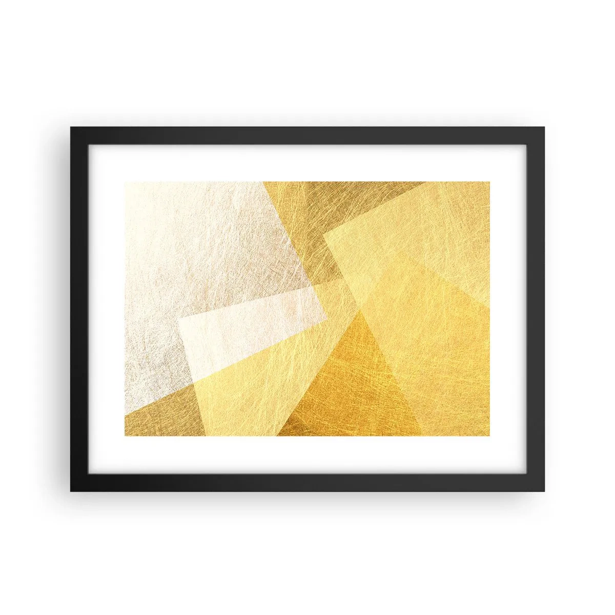 Poster in cornice nera - La pace della geometria - 40x30 cm