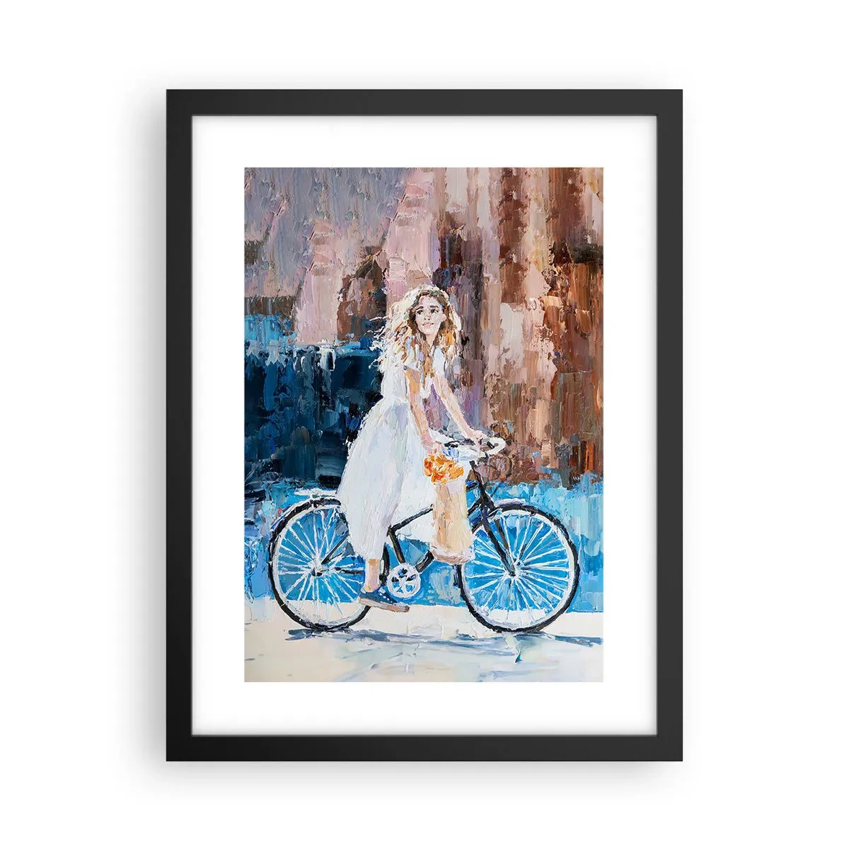 Poster in cornice nera - Gioia mattutina - 30x40 cm