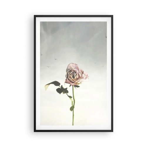 Poster in cornice nera - Il benvenuto alla primavera - 61x91 cm