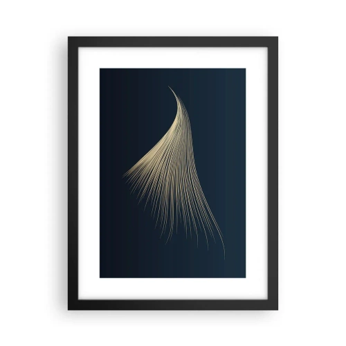 Poster in cornice nera - Come un capello d'angelo - 30x40 cm