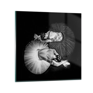 Quadro su vetro - Yin e yang -  equilibrio ideale - 70x70 cm