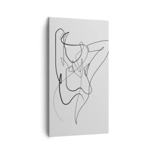 Quadro su tela - Stampe su Tela - Davvero, come sei... - 45x80 cm