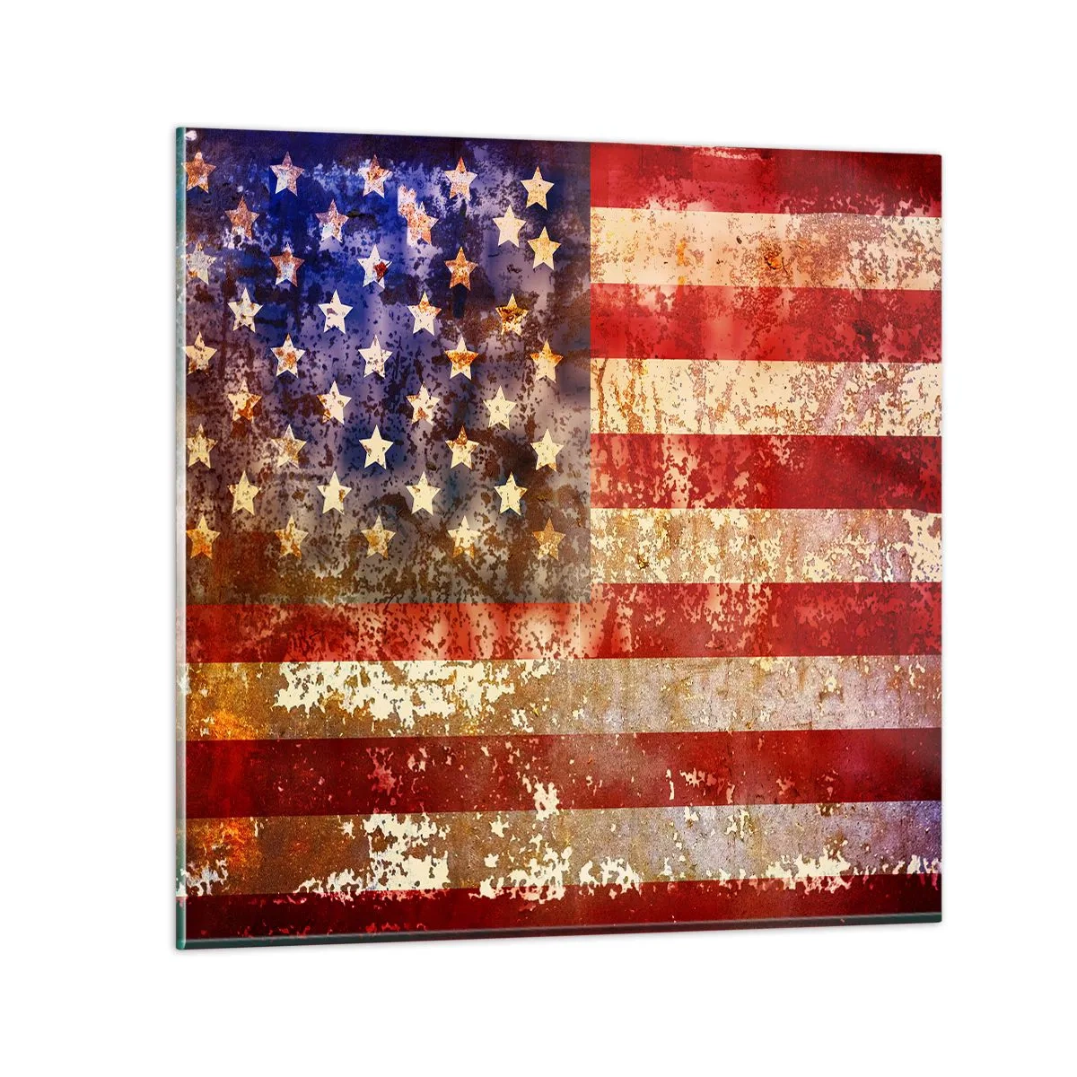 Quadro su vetro - L'attimo non passa - 60x60 cm