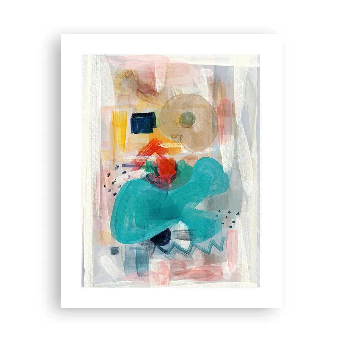 Poster - Il gioco dei colori - 40x50 cm