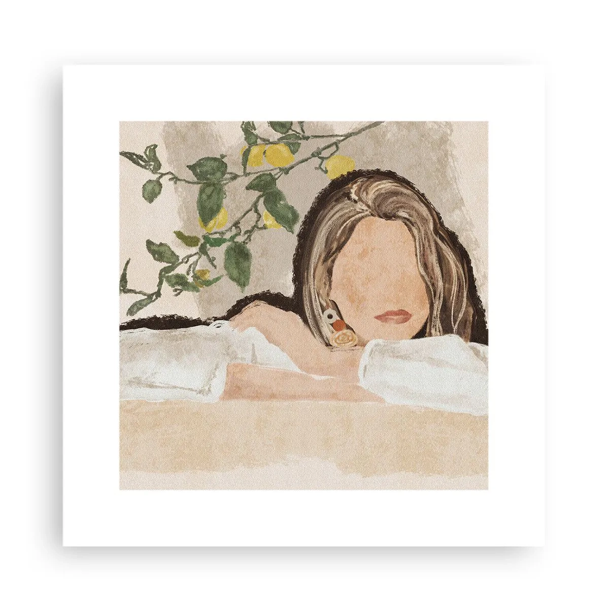 Poster - Bellezza del sud - 30x30 cm