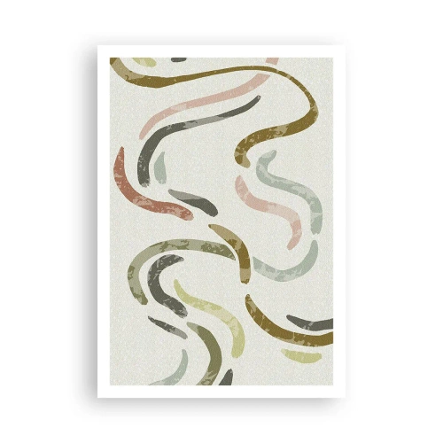 Poster - La danza gioiosa dell'astrazione - 70x100 cm