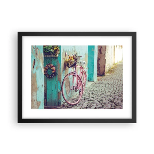 Poster in cornice nera - Torno subito - 40x30 cm