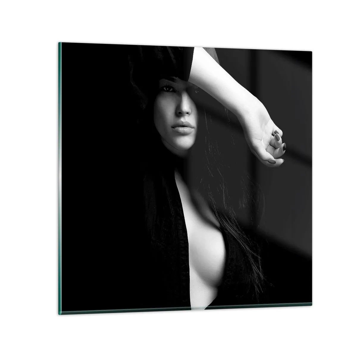 Quadro su vetro - Scuola di seduzione - 40x40 cm