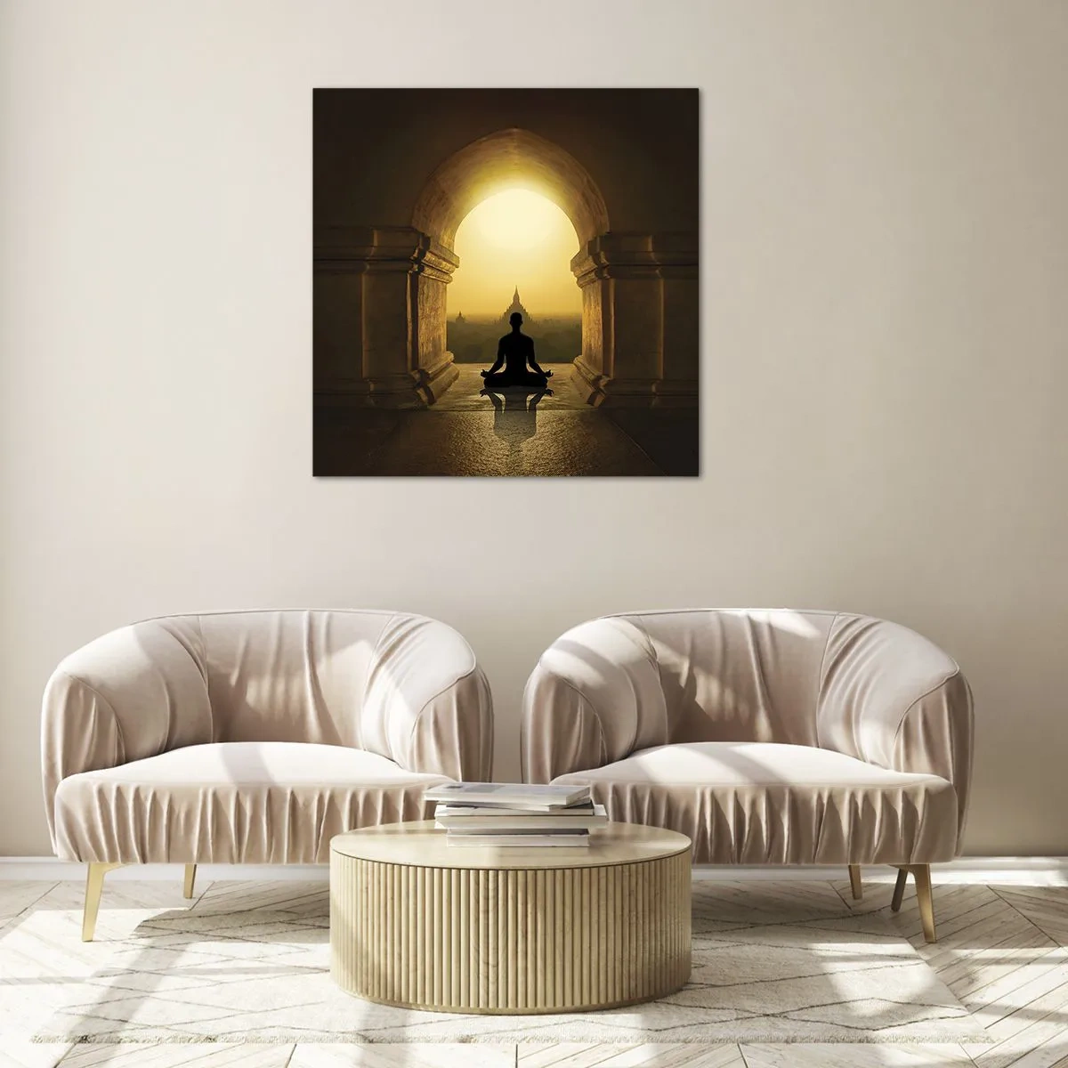 Quadro su vetro - Armonia completa - 50x50 cm