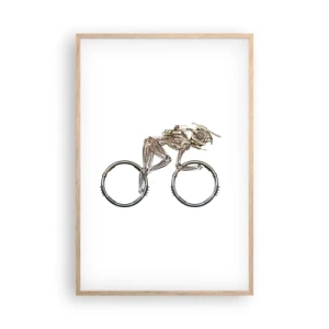 Poster in cornice rovere chiaro - Macchina perfetta - 61x91 cm