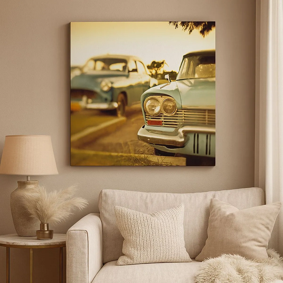 Quadro su tela - Stampe su Tela - Aspettiamo, vediamo - 30x30 cm