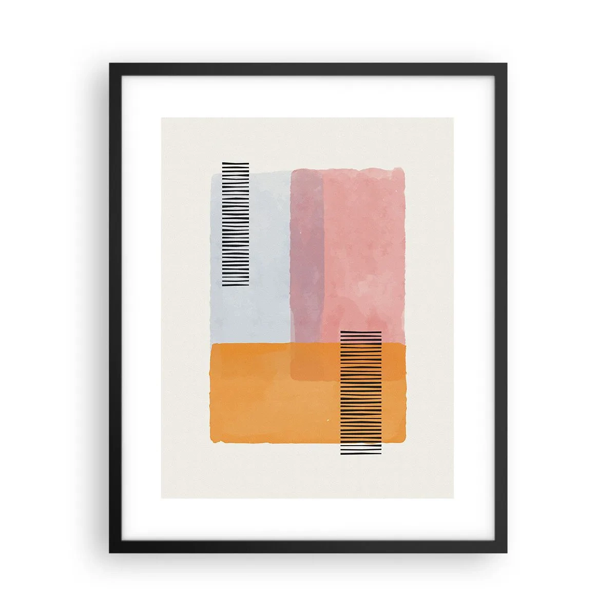 Poster in cornice nera - Da un angolo all'altro - 40x50 cm