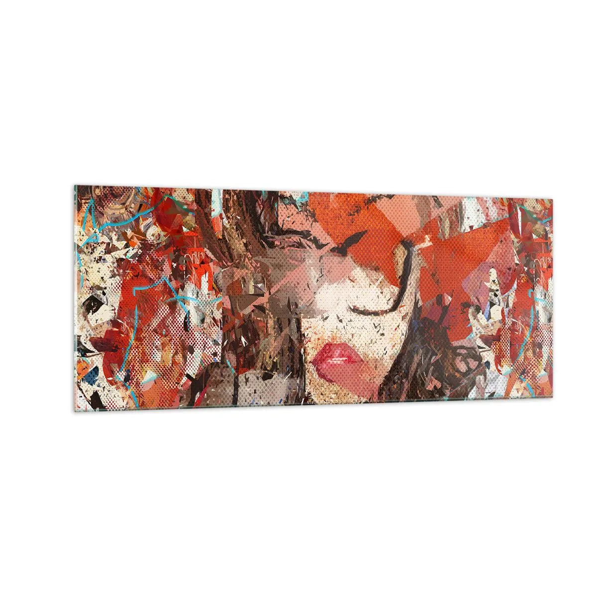 Quadro su vetro - Nessuno sa come sei veramente - 100x40 cm