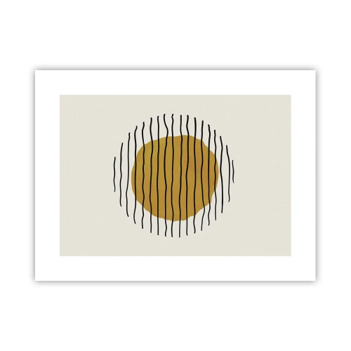Poster - Astrazione fremente di calore - 40x30 cm