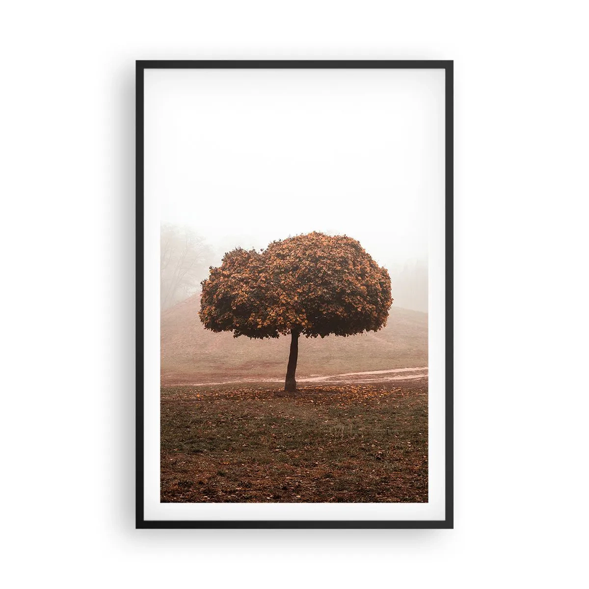 Poster in cornice nera - Dopo un'estate laboriosa - 61x91 cm