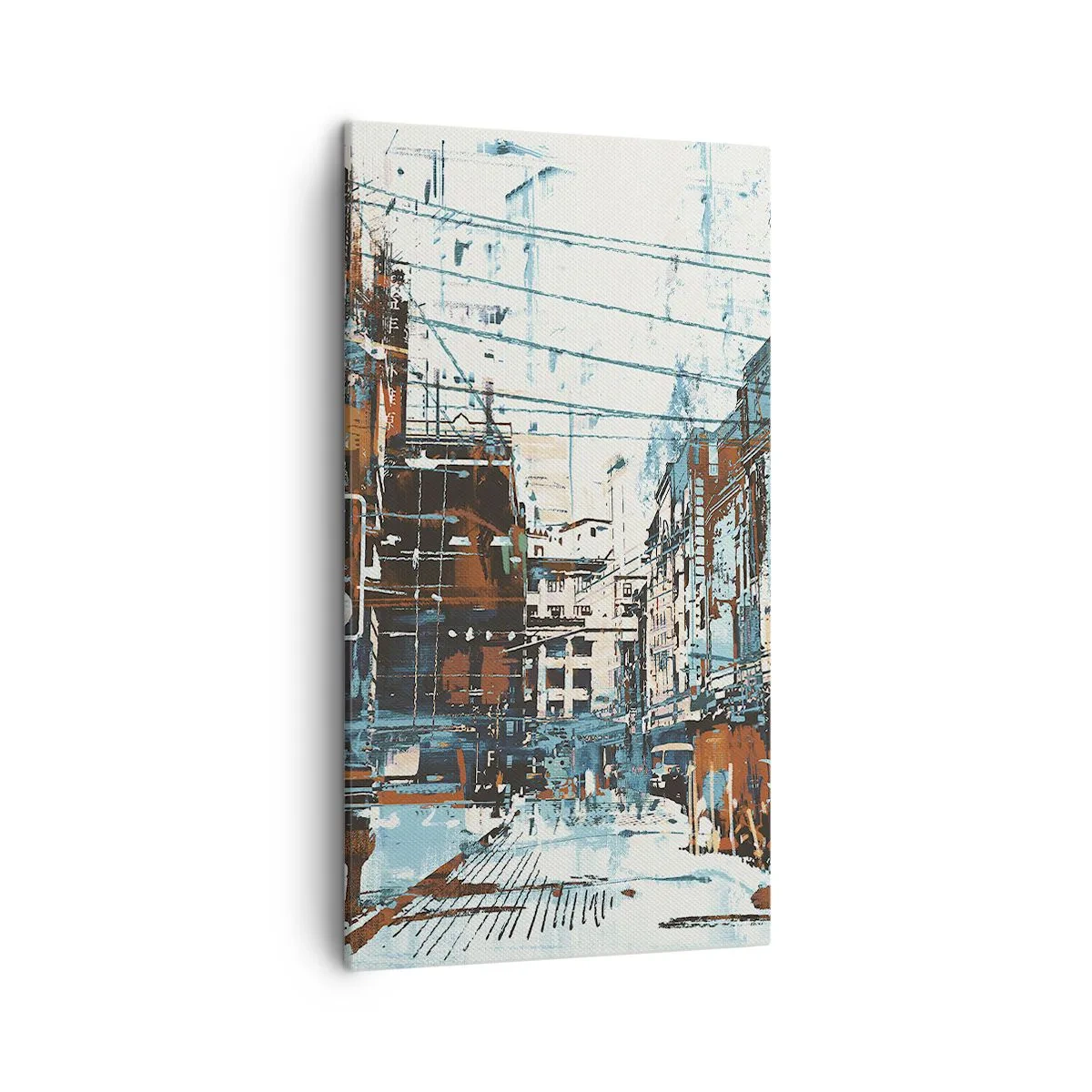 Quadro su tela - Stampe su Tela - Percorso cittadino consueto - 45x80 cm