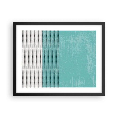 Poster in cornice nera - Composizione equilibrata - 50x40 cm