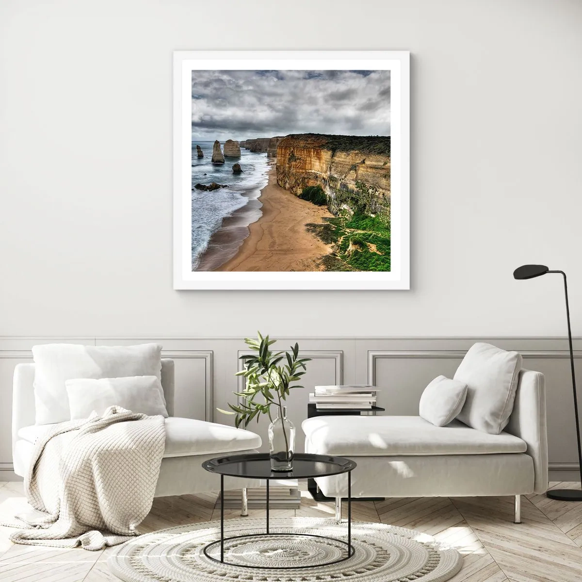 Poster in cornice bianca - Bellezza selvatica - 50x50 cm