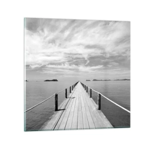 Quadro su vetro - Forse un viaggio... - 30x30 cm