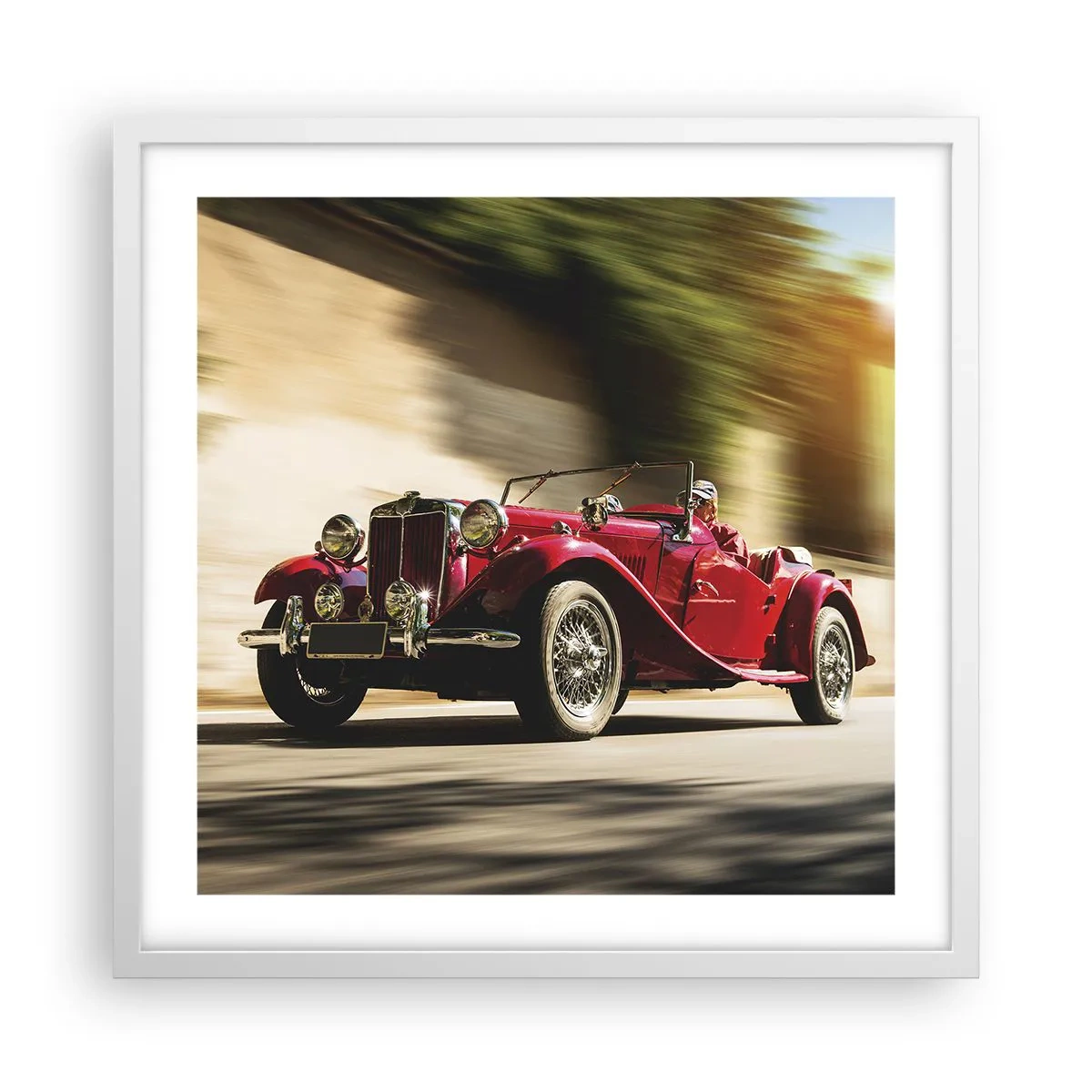 Poster in cornice bianca - Più bella della Nike di Samotracia - 50x50 cm