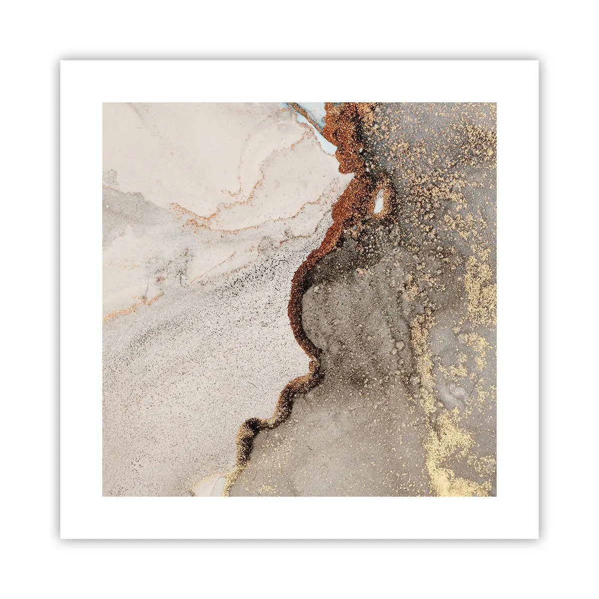 Poster - Ai confini del colore - 40x40 cm