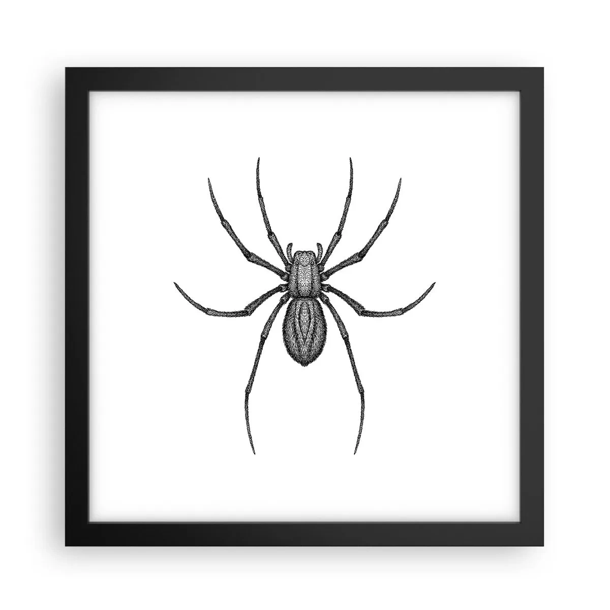 Poster in cornice nera - Precisione inquietante - 30x30 cm