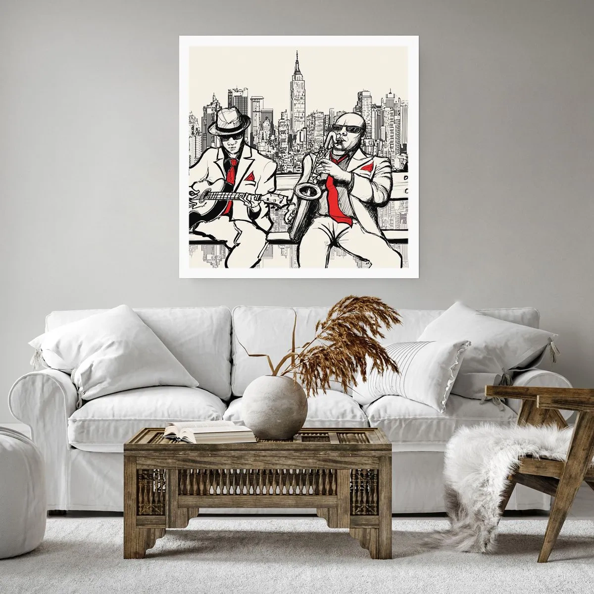 Poster - Improvvisare a New York - 60x60 cm