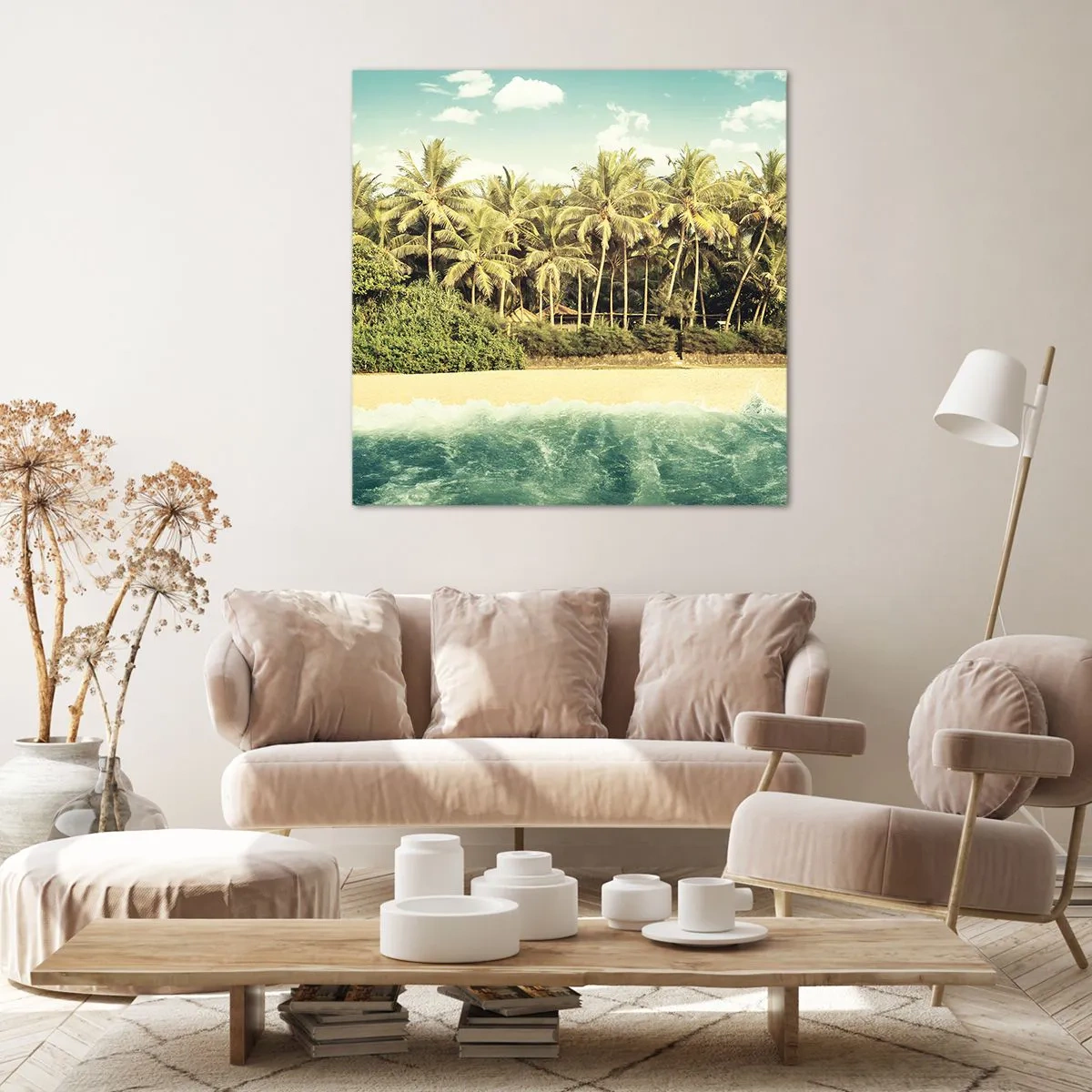 Quadro su tela - Stampe su Tela - Forse qui? - 30x30 cm