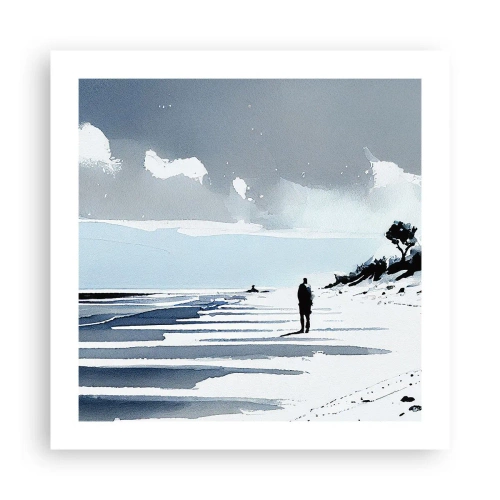 Poster - Solo con se stesso - 50x50 cm