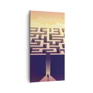 Quadro su tela - Stampe su Tela - Il momento delle decisioni - 65x120 cm