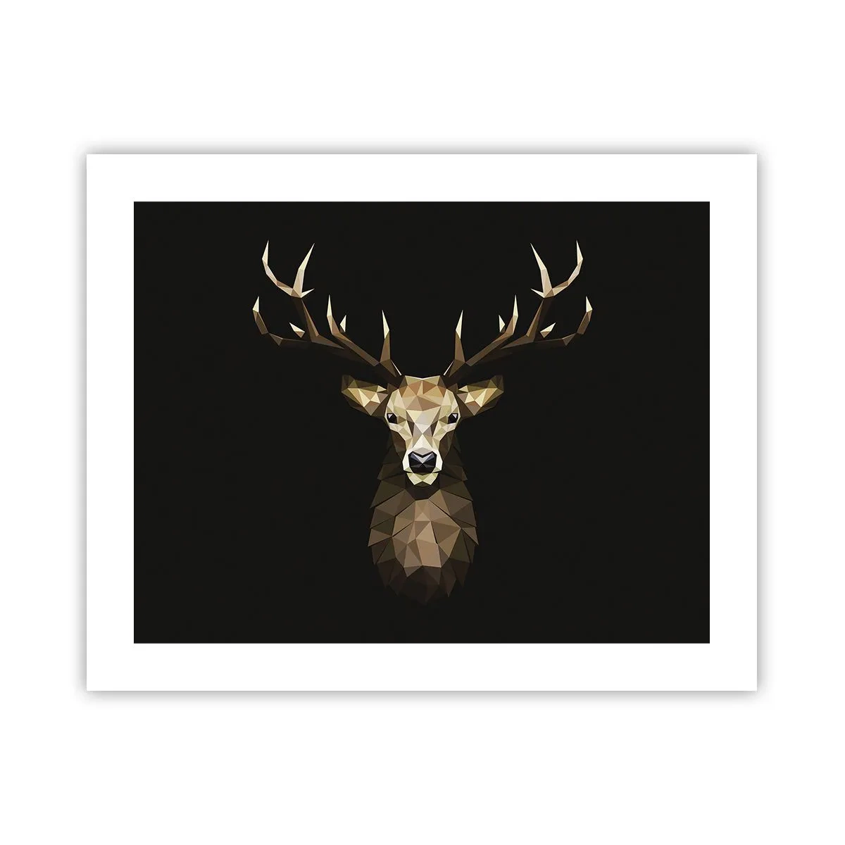 Poster - Cervo cubista - 50x40 cm