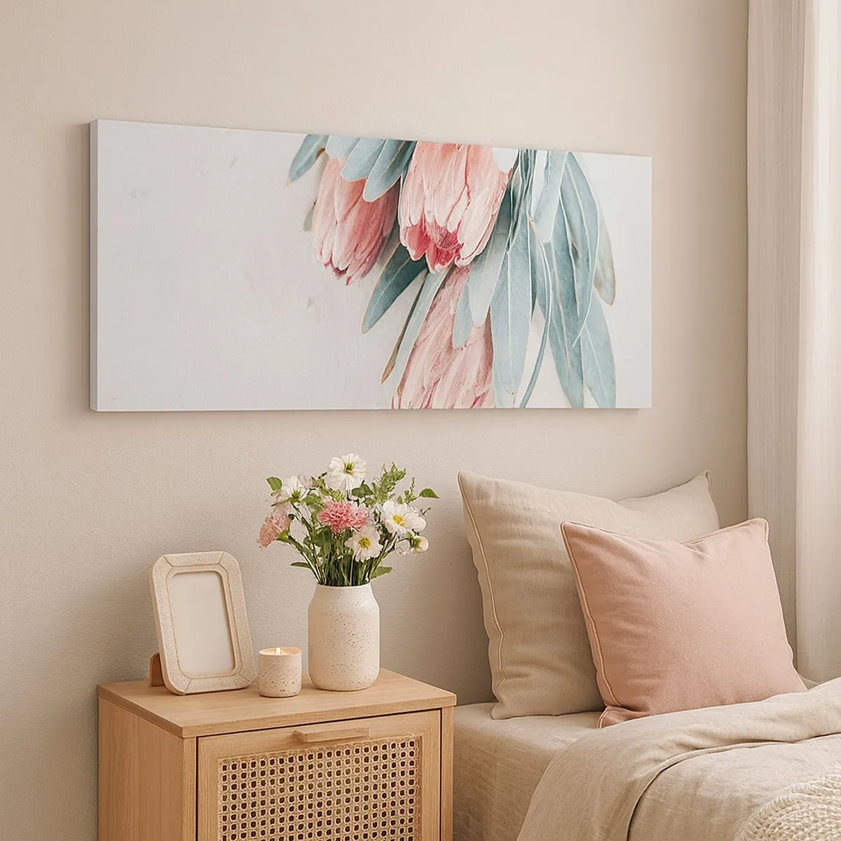 Quadro su tela - Stampe su Tela - Imbarazzati per la propria bellezza - 100x40 cm